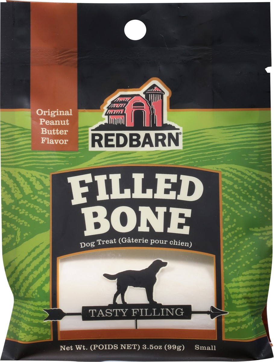 slide 4 of 9, Redbarn Filled Bone Original Peanut Butter Flavor Dog Treat Small 3.5 oz, 3.50 oz