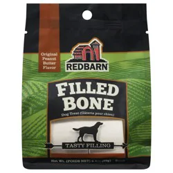Redbarn Filled Bone Original Peanut Butter Flavor Dog Treat Small 3.5 oz