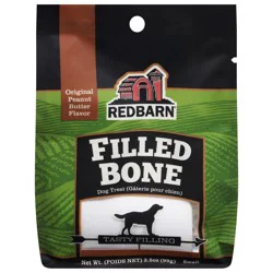 Redbarn Small Filled Peanut Butter Bone - Original Peanut Butter Flavor Dog Treat - 3.5 oz