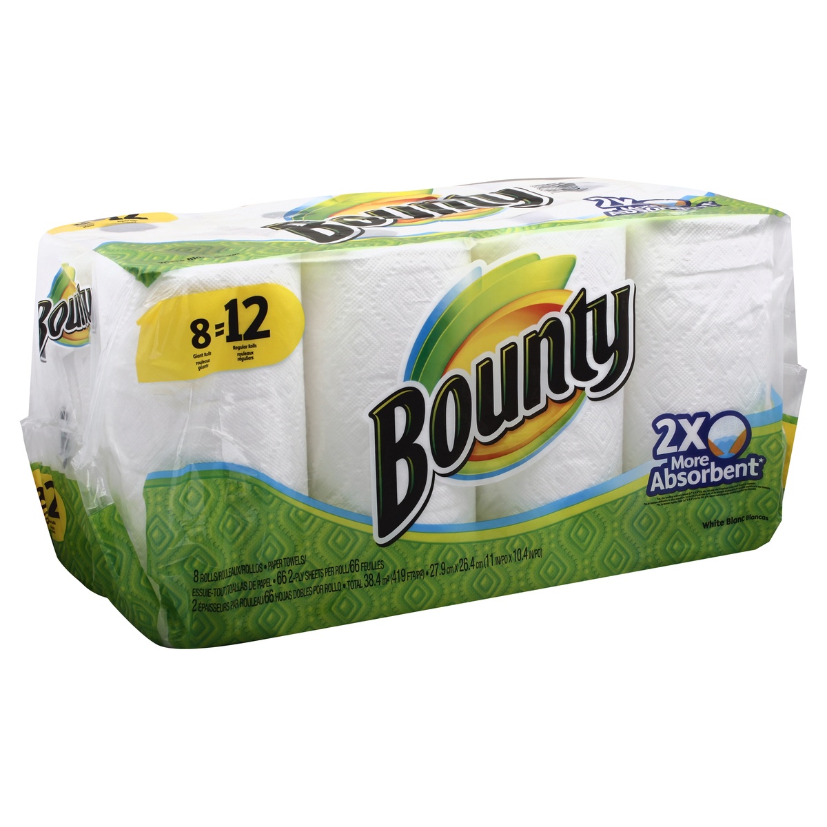 slide 1 of 1, Bounty Paper Towels, 8 ct