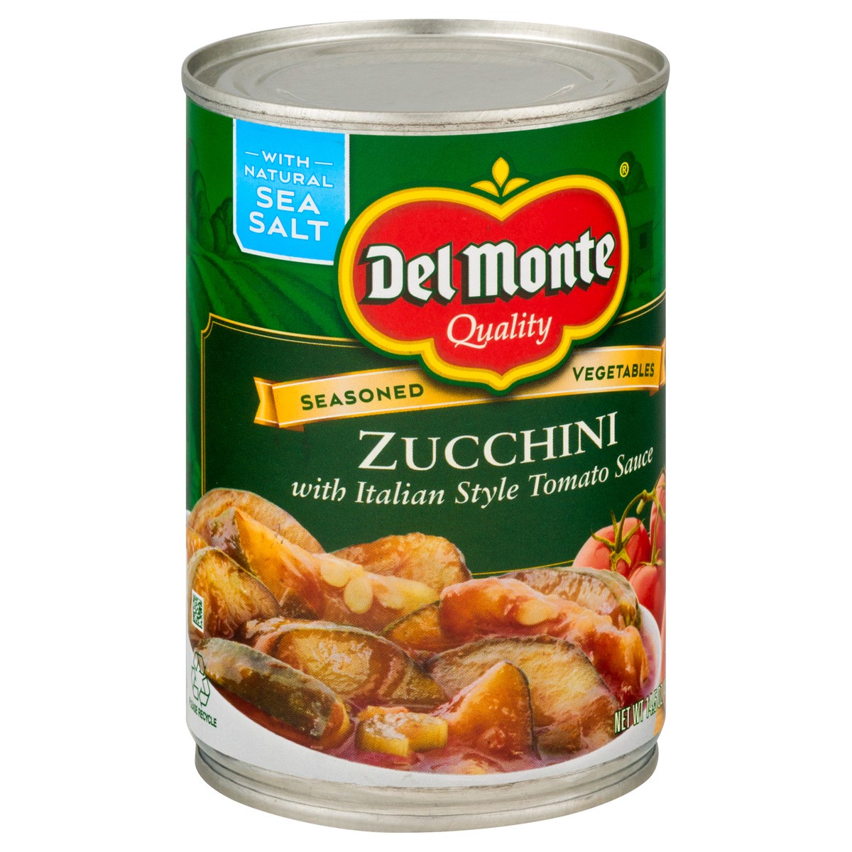 slide 12 of 12, Del Monte Seasoned Zucchini With Italian Style Tomato Sauce, 14.5 oz