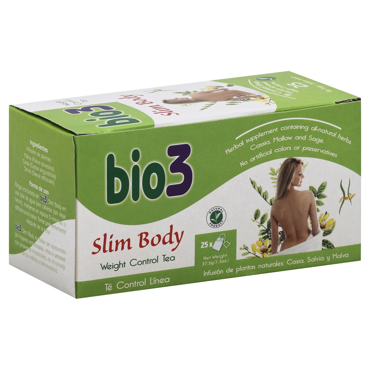 slide 3 of 5, Bio3 Weight Control Tea - 25 ct, 25 ct