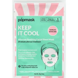 Popmask Keep It Cool Aftersun Soothing Facial Sheet Mask
