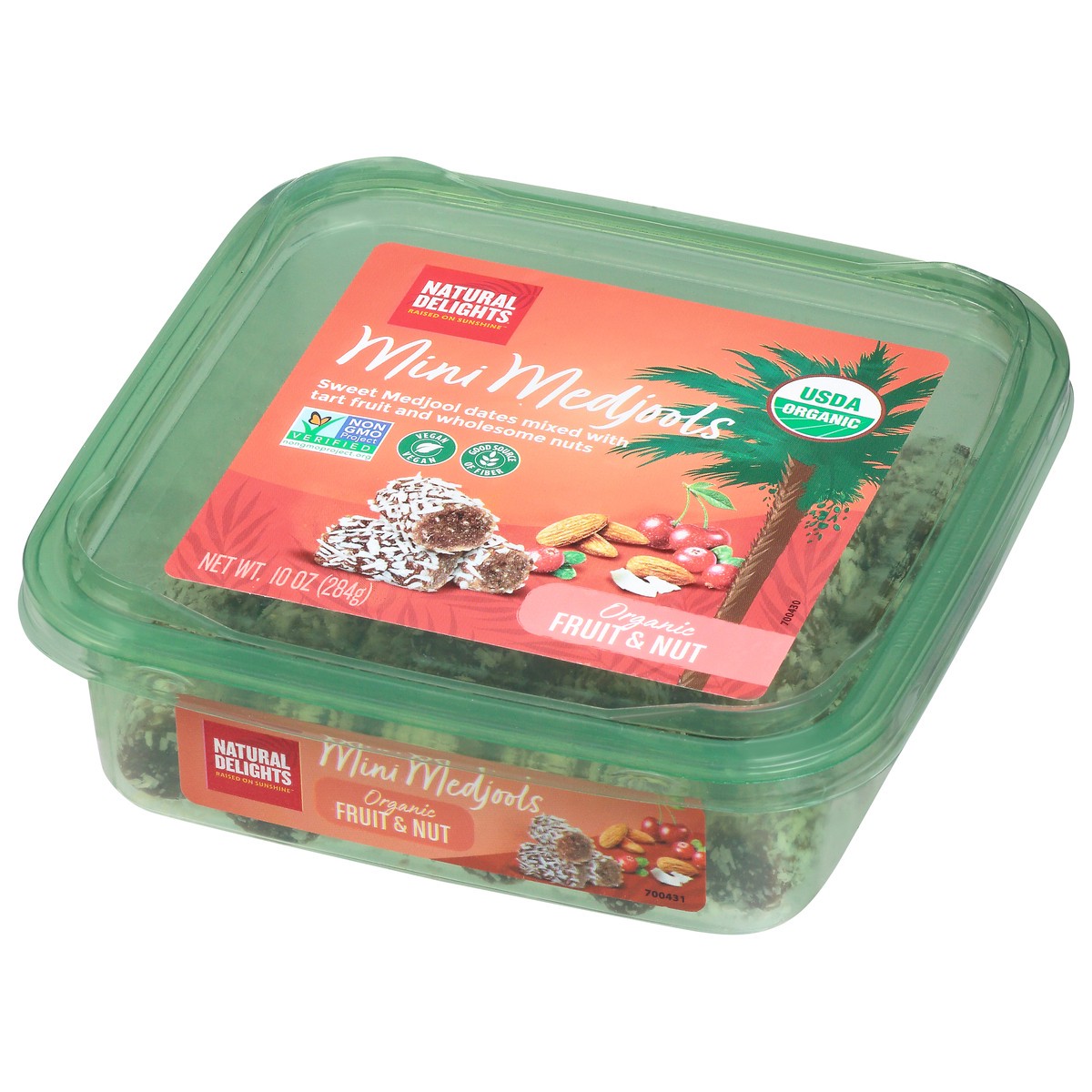 slide 9 of 13, Natural Delights Bard Valley Organic Mini Fruit & Nut, 10 oz