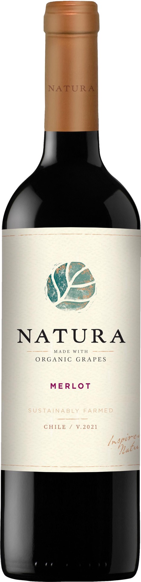 slide 1 of 1, Concha y Toro Natura Organic Merlot, 750 ml