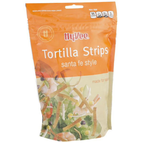 slide 1 of 1, Hy-vee Santa Fe Style Tortilla Strips, 4 oz