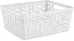 Everyday Living White Medium Storage Basket