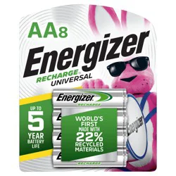 Energizer Recharge Power Plus AA Rechargeable Batteries 8-Pack