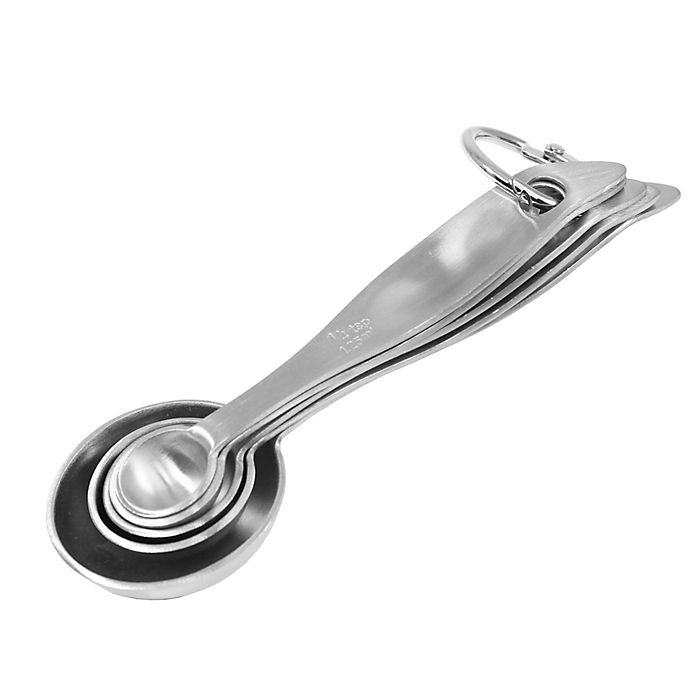 slide 2 of 2, Craft Kitchen CraftKitchen Heavy Duty Stainless Steel Measuring Spoons Set, 5 ct