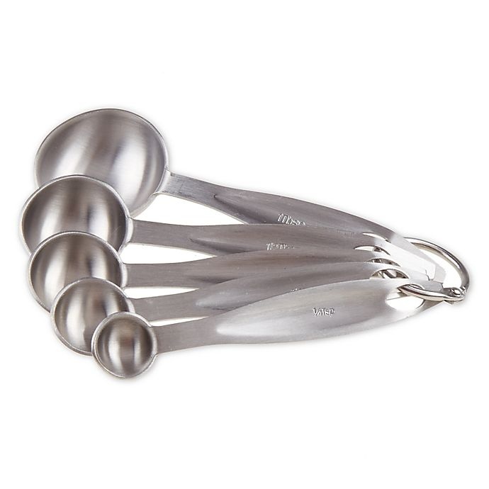 slide 1 of 2, Craft Kitchen CraftKitchen Heavy Duty Stainless Steel Measuring Spoons Set, 5 ct