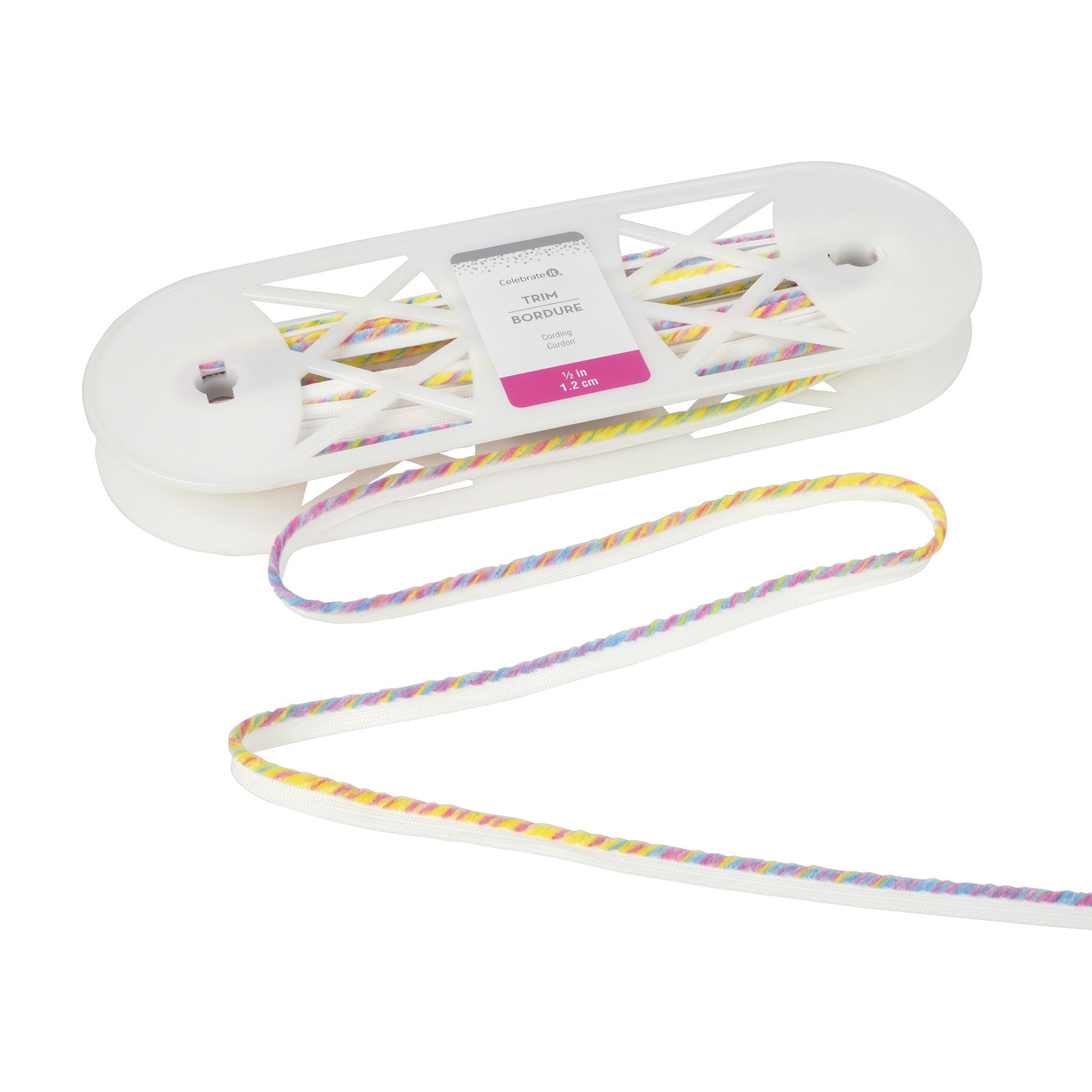 slide 3 of 3, 1/2" Velvet Edge Cording Trim By Celebrate It, 