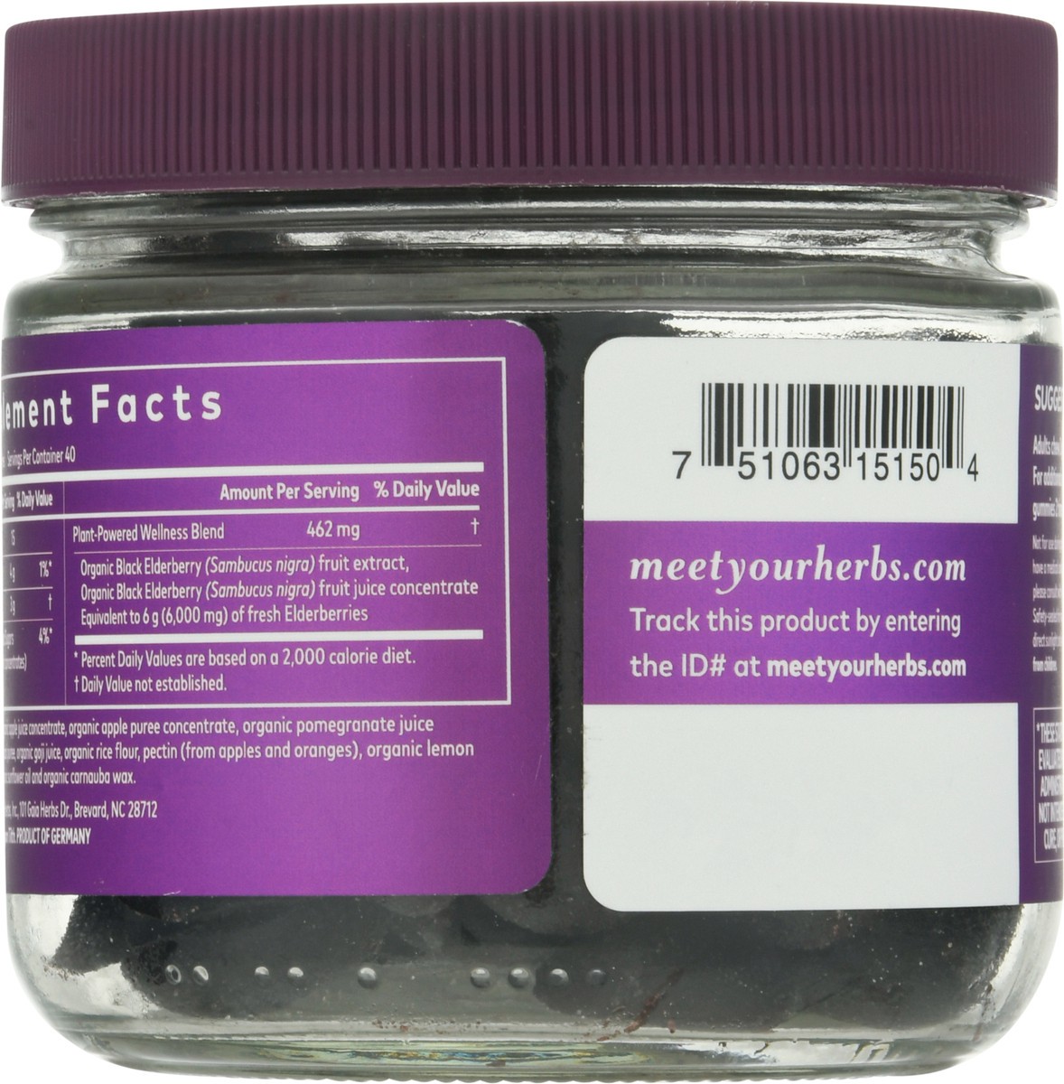 slide 5 of 9, Gaia Herbs Everyday Elderberry Immune Support Gummies, 1 ct