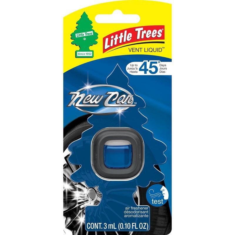 slide 1 of 4, Little Trees Vent Liquid New Car Air Freshener, 1 ct