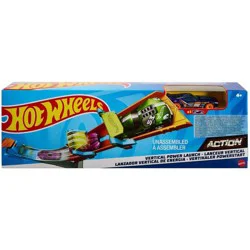 Hot Wheels Vertical Power Launch Toy Playset With Car