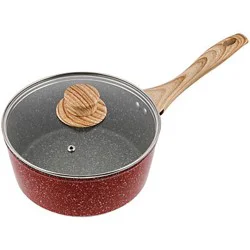 Cocinaware Red Marble Sauce Pan
