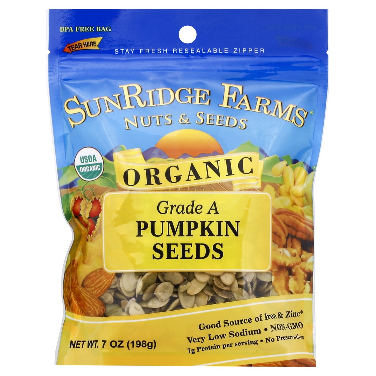 slide 3 of 3, SunRidge Farms Pumpkin Seeds 7 oz, 7 oz