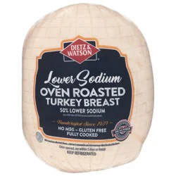 Dietz & Watson 50% Lower Sodium Turkey Breast - 1 lb