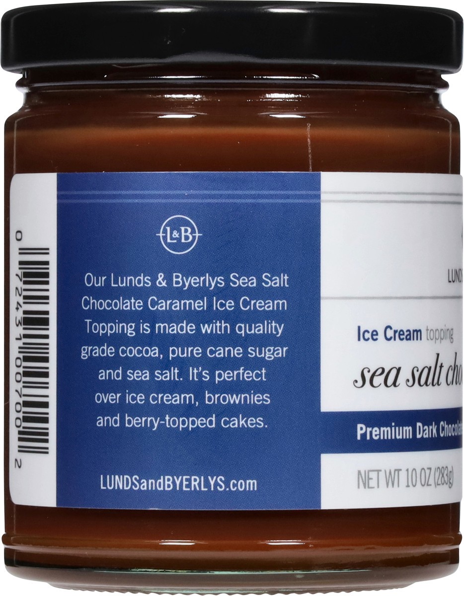 slide 7 of 13, Lunds & Byerlys Sea Salt Chocolate Caramel Ice Cream Topping 10 oz, 10 oz