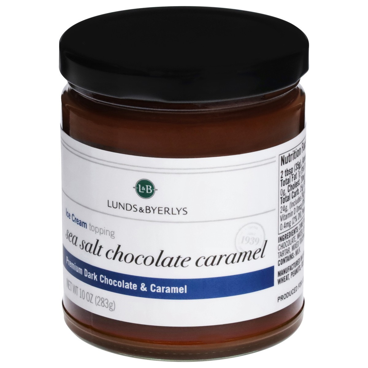 slide 5 of 13, Lunds & Byerlys Sea Salt Chocolate Caramel Ice Cream Topping 10 oz, 10 oz