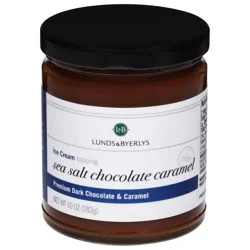 Lunds & Byerlys Sea Salt Chocolate Caramel Ice Cream Topping 10 oz