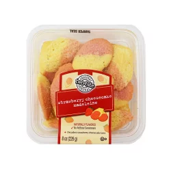 Two-Bite Original® strawberry cheesecake madeleines