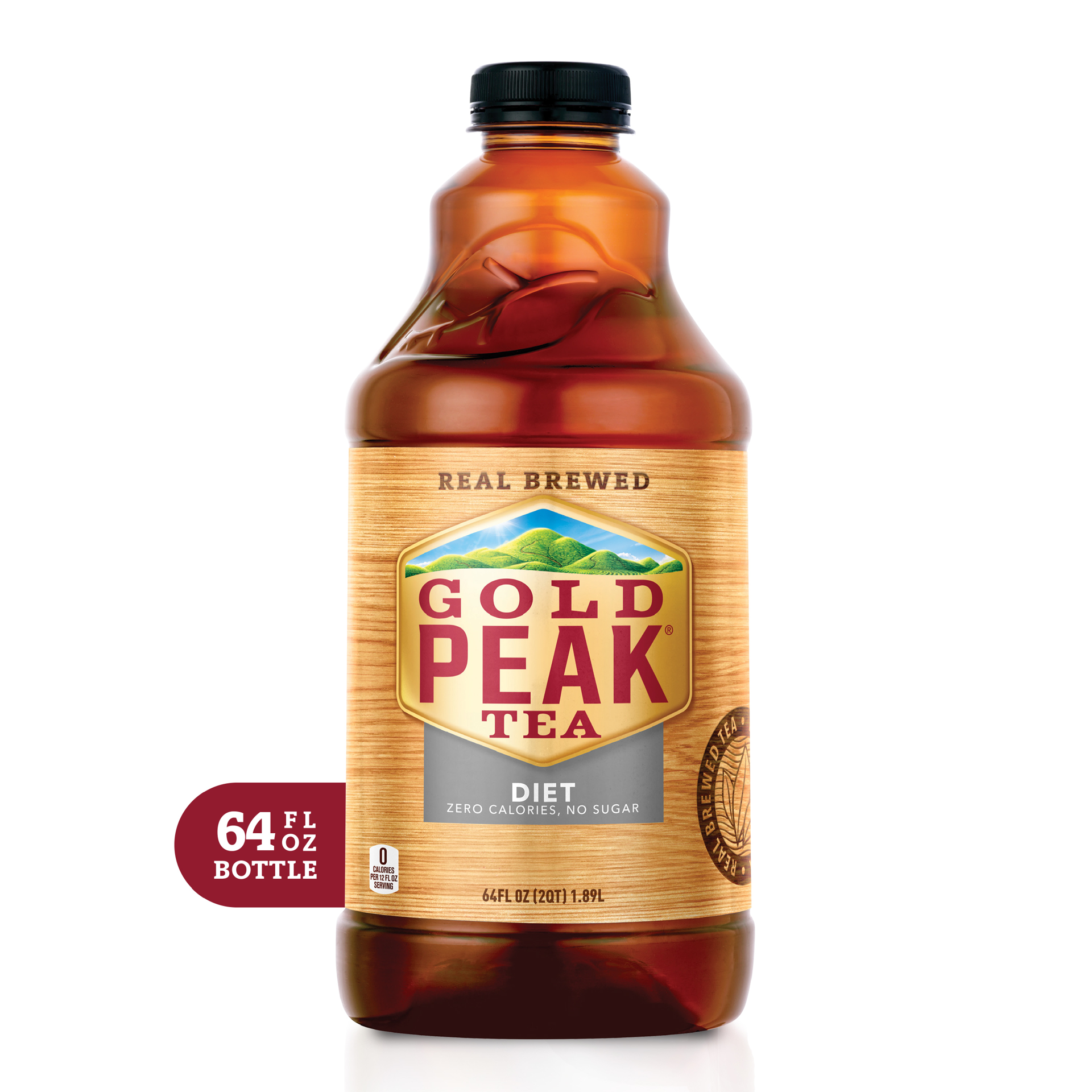 slide 1 of 4, Gold Peak Diet Iced Tea Drink, 64 fl oz, 64 fl oz