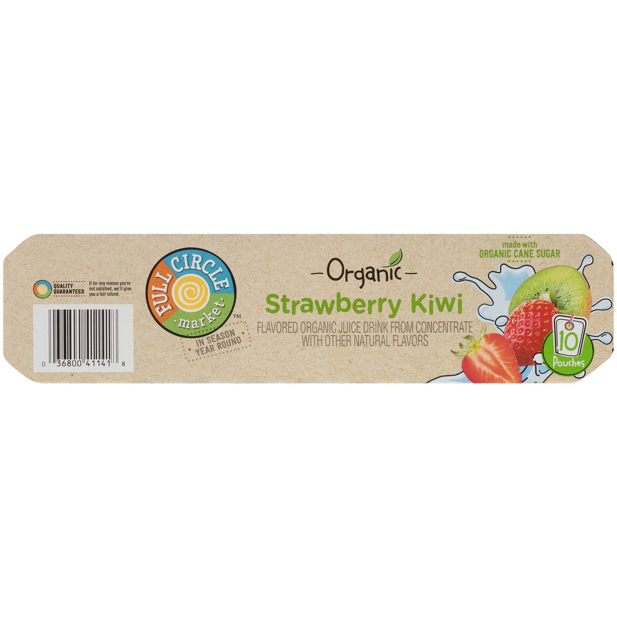 slide 3 of 14, Full Circle Market Strawberry Kiwi Flavored Organic Juice Drink From Concentrate, 60 fl oz