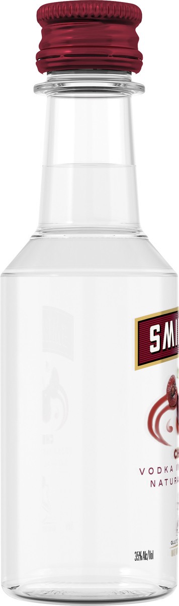 slide 3 of 3, Smirnoff Cherry Vodka, 50 ml