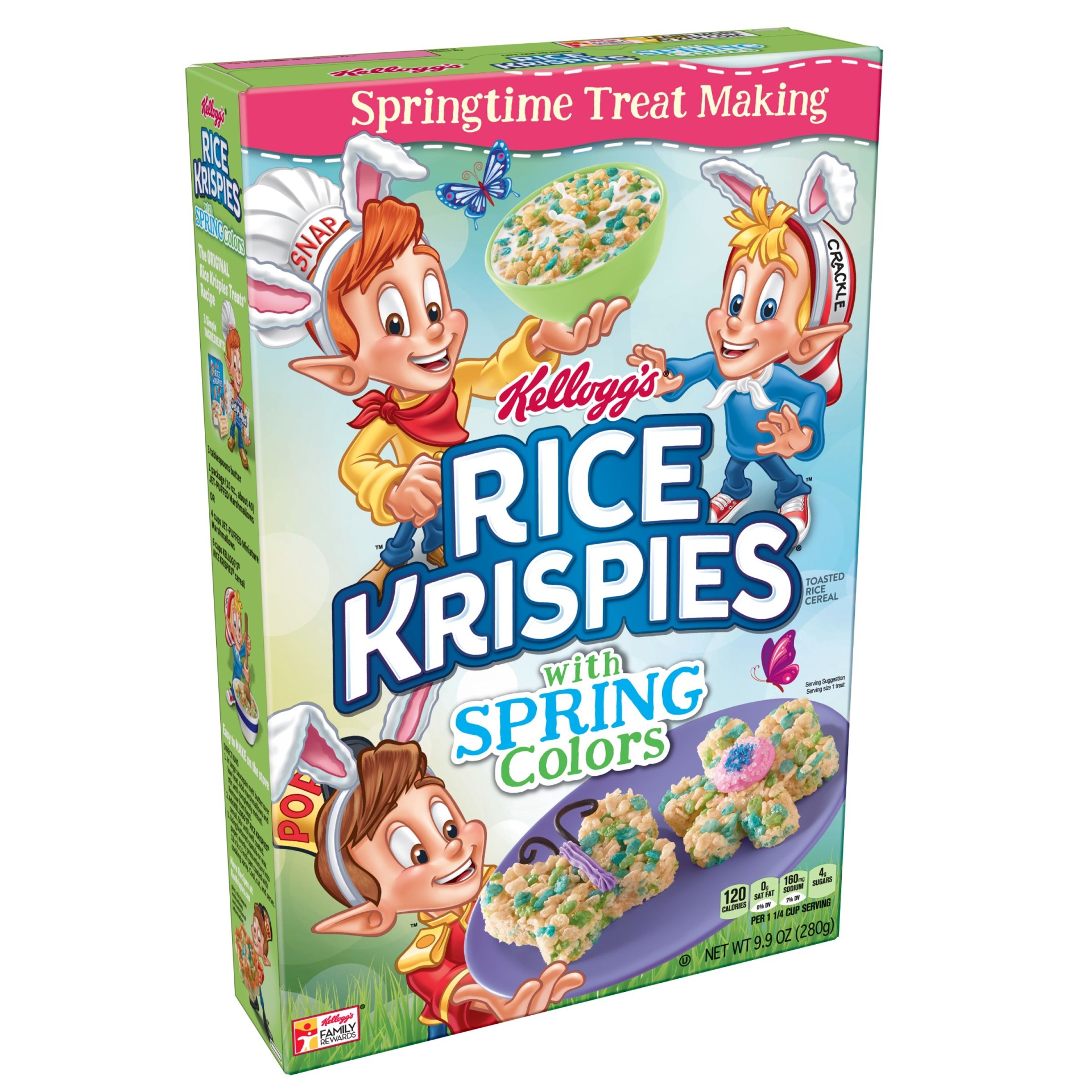 slide 1 of 1, Rice Krispies Spring Colors Cereal, 9.9 oz