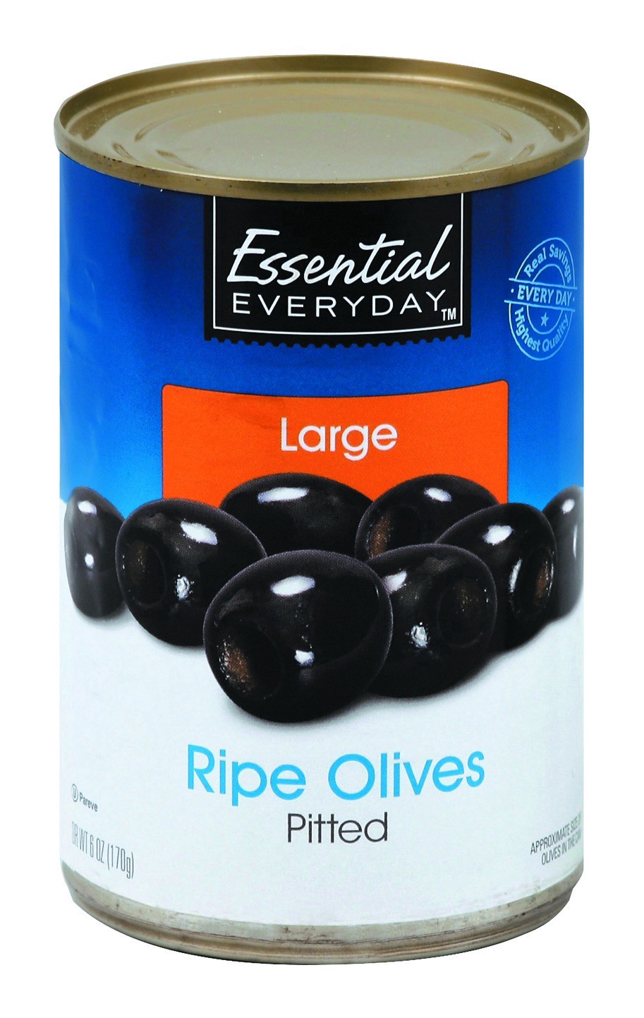 slide 1 of 1, Essential Everyday Large Ripe Olive, 6 oz