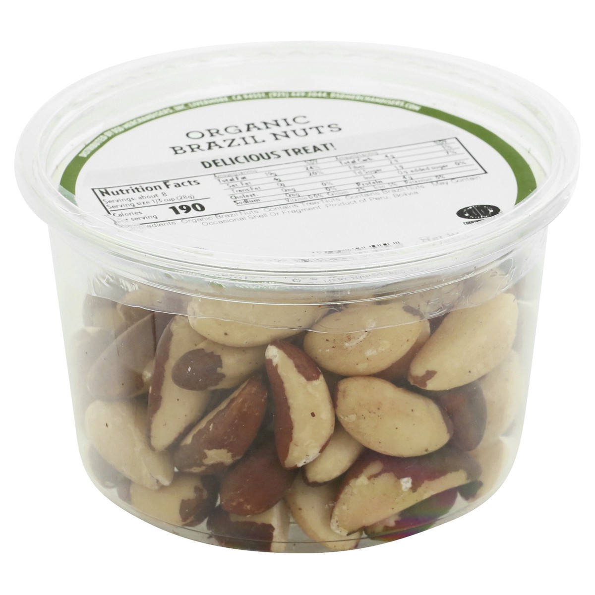 slide 2 of 10, DSD Merchandisers Brazil Nuts Organic - 8 OZ, 8 oz