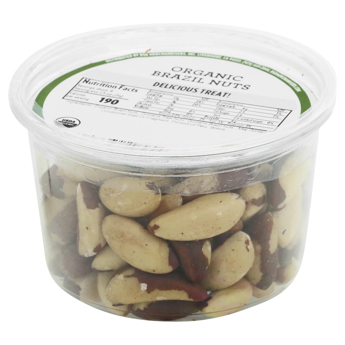 slide 3 of 10, DSD Merchandisers Brazil Nuts Organic - 8 OZ, 8 oz