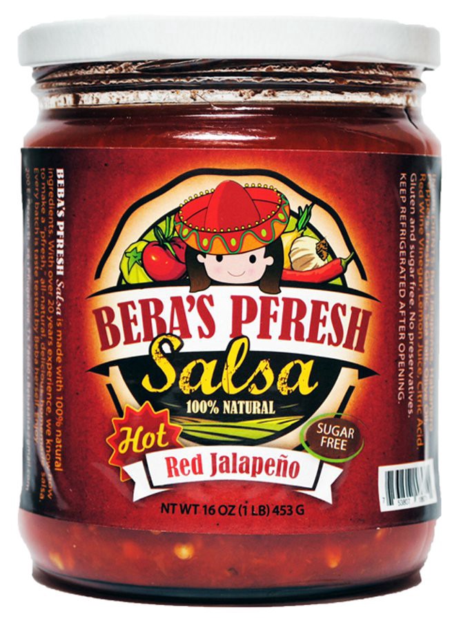 slide 1 of 1, Beba's Pfresh Salsa Red Jalapeno, 16 oz
