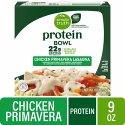 Simple Truth® Protein Chicken Primavera Lasagna Bowl