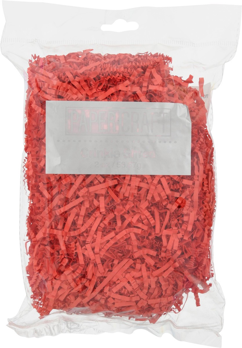 slide 6 of 9, Paper Craft Red Crinkle Shred 2 oz, 2 oz