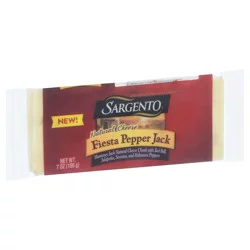 Sargento Block Fiesta Pepper Jack Natural Cheese, 7 oz