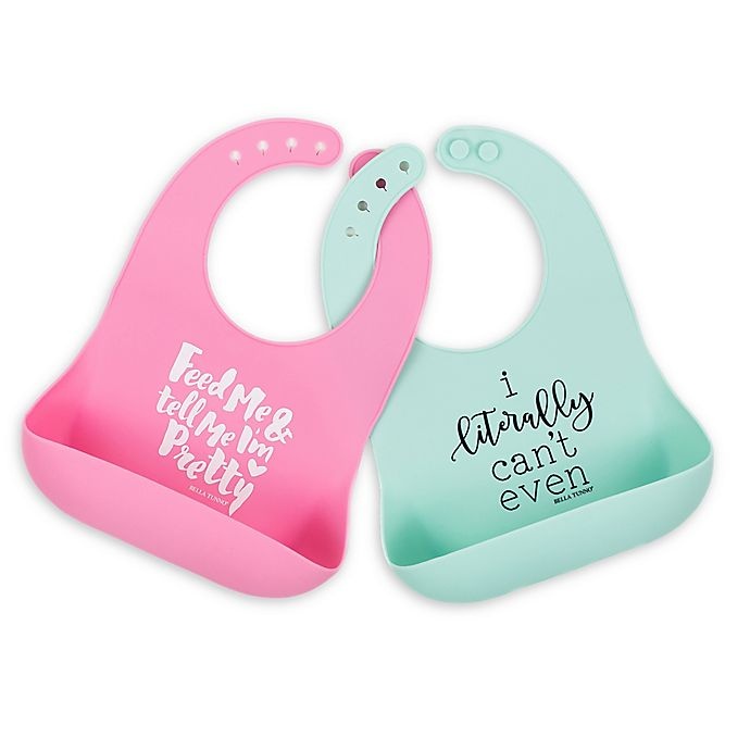 slide 1 of 1, Bella Tunno Feed Me Wonder Bib Set, 2 ct