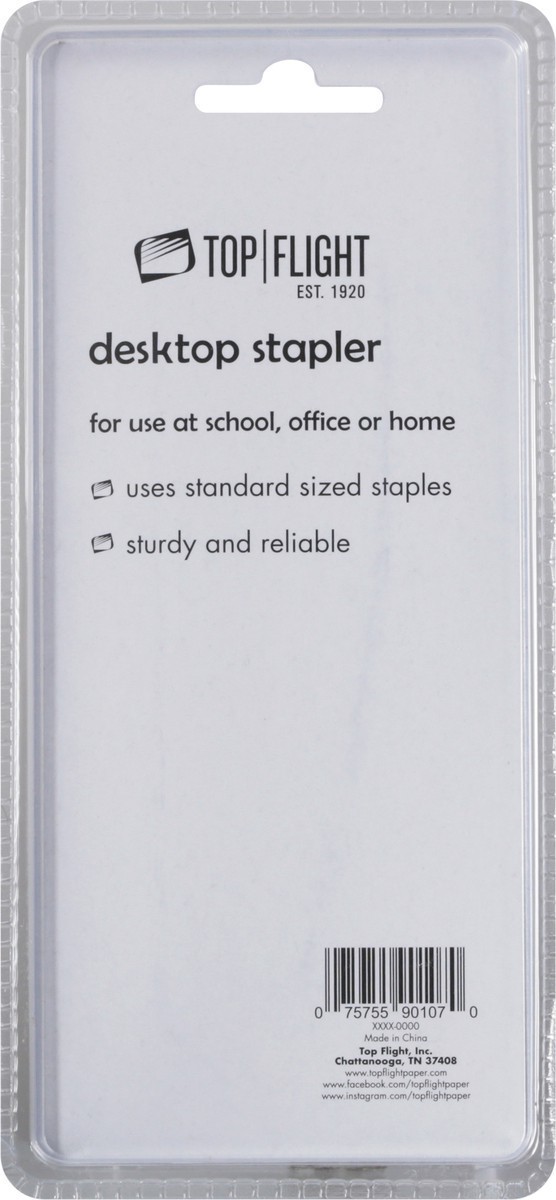 slide 10 of 11, Top Flight Black Desk Stapler, 1 ct