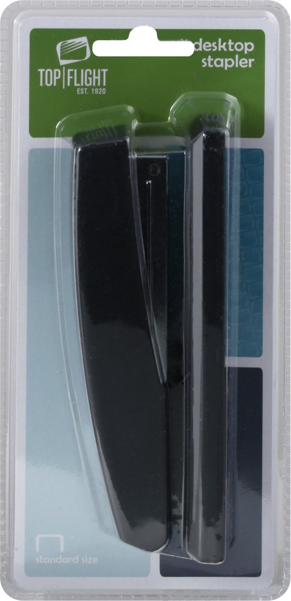 slide 11 of 11, Top Flight Black Desk Stapler, 1 ct