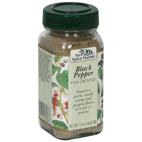 slide 1 of 1, The Spice Hunter Fine Ground Black Pepper, 1.6 oz