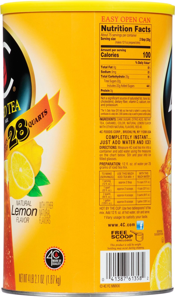 slide 7 of 9, 4C Iced Tea Mix with Lemon, 66.10 oz