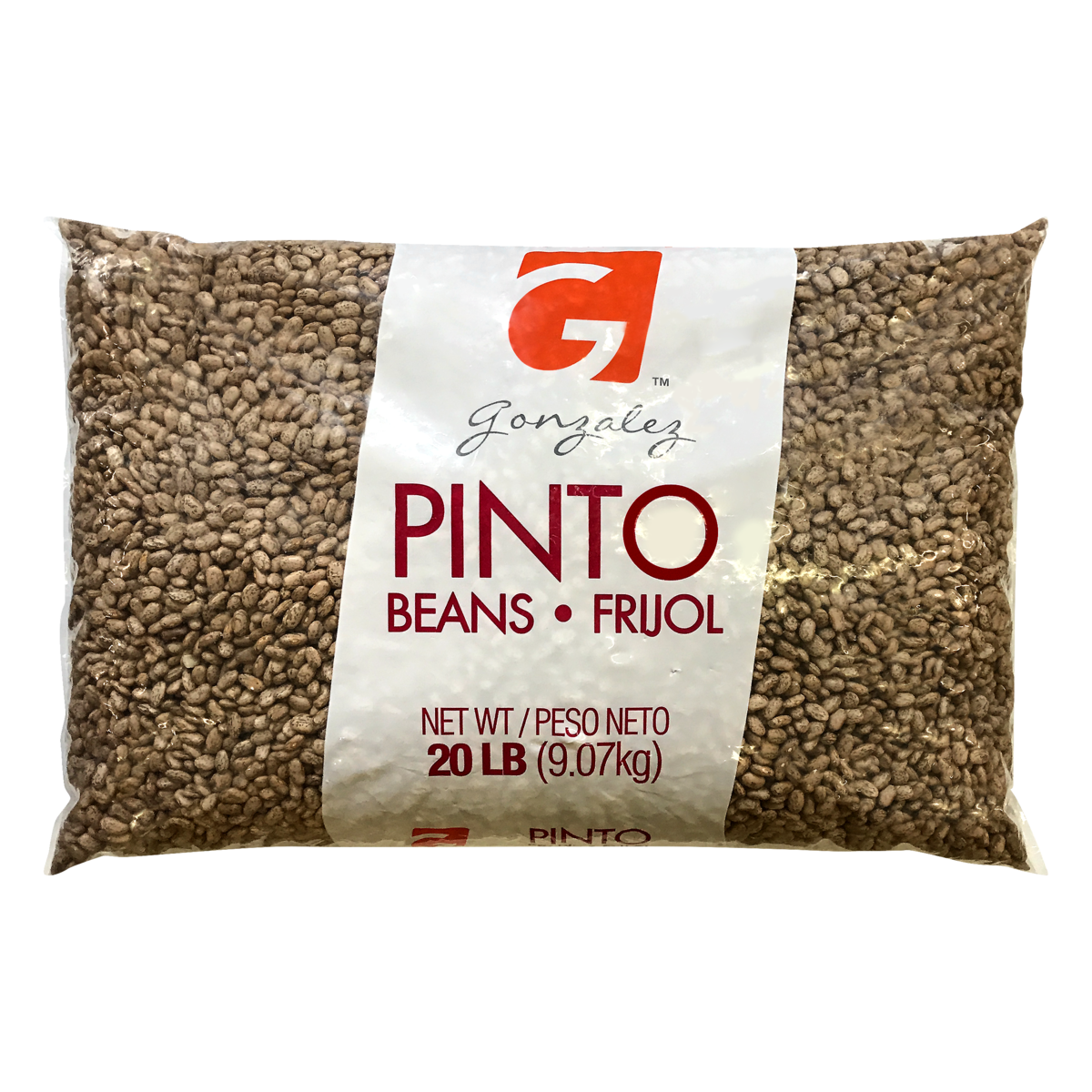 slide 1 of 1, Gonzalez, Pinto Beans, 20 lb