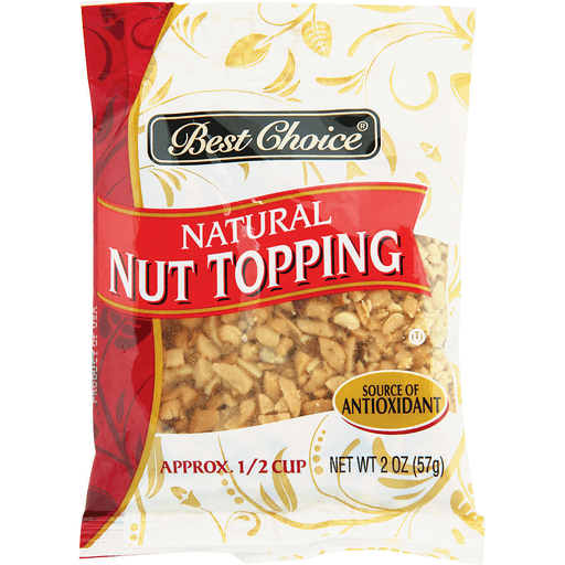 slide 1 of 1, Best Choice Natural Nut Topping, 2 oz