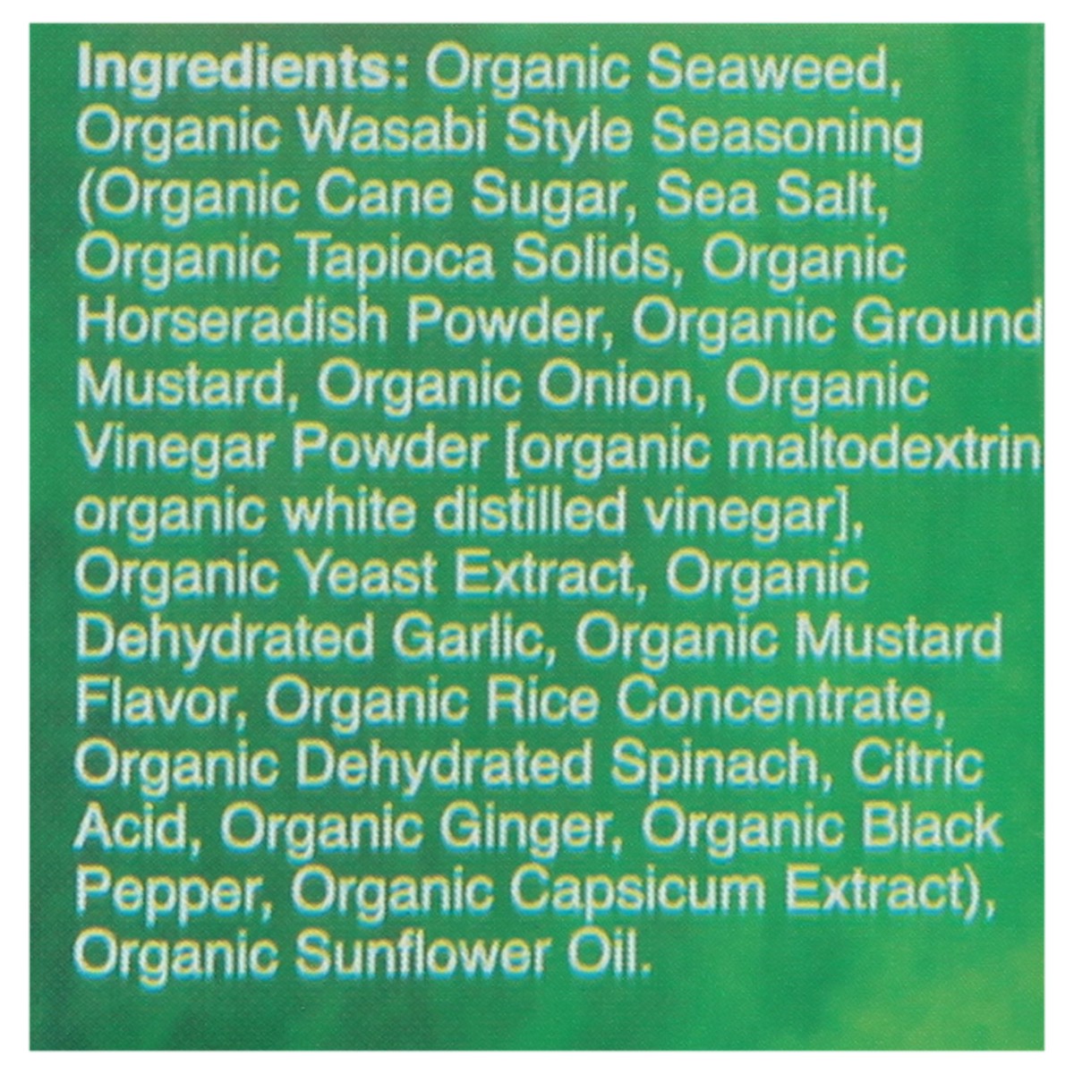 slide 4 of 14, Oceans Halo Seaweed Wasabi Snack, 0.14 oz