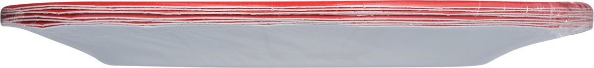 slide 8 of 12, Caspari Linen Red Dinner Plates 8 ea, 8 ct