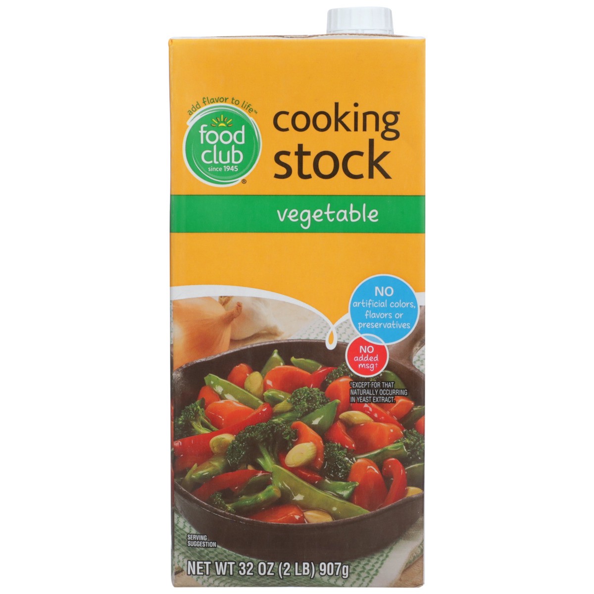 slide 8 of 9, Food Club Vegetable Cooking Stock, 32 oz