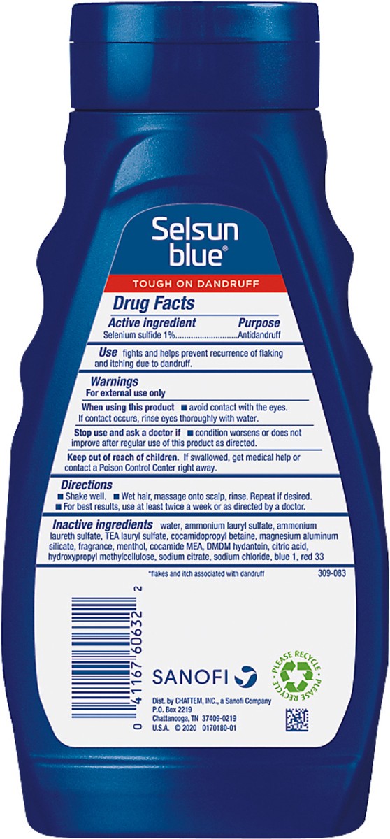 slide 2 of 5, Selsun Blue Medicated Maximum Strength Antidandruff Shampoo 11 oz, 11 oz