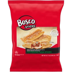 BOSCOS PIZZA 4" Breadsticks Stuffed with Sauce, Cheese and Pepperoni