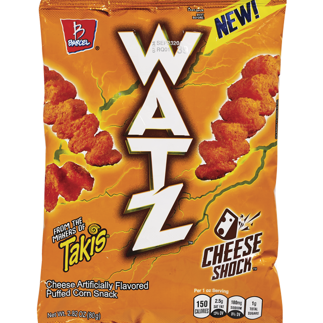 slide 1 of 1, Watz Cheese Shock, 2.82 oz