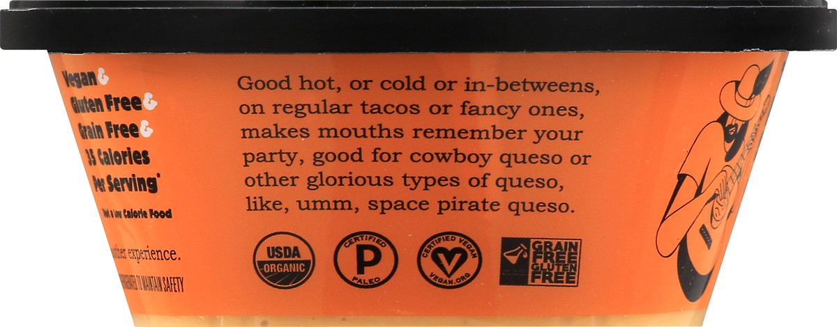 slide 7 of 9, The Honest Stand Plant Based Mild Nacho Dip 9 oz, 9 oz